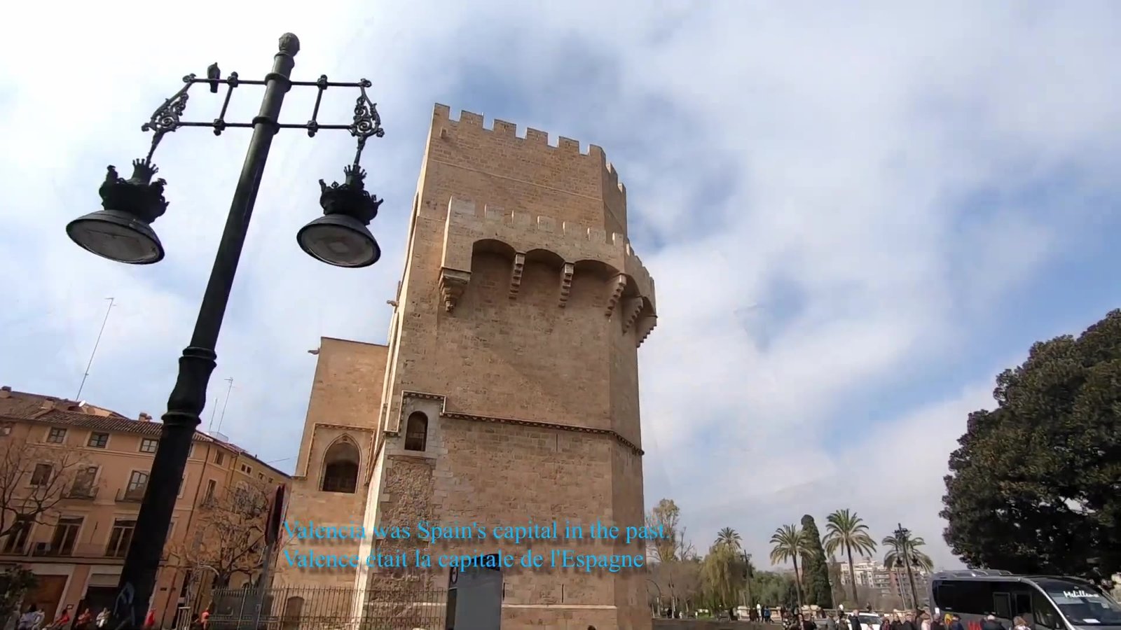Torres de Serranos medieval gate in Valencia
